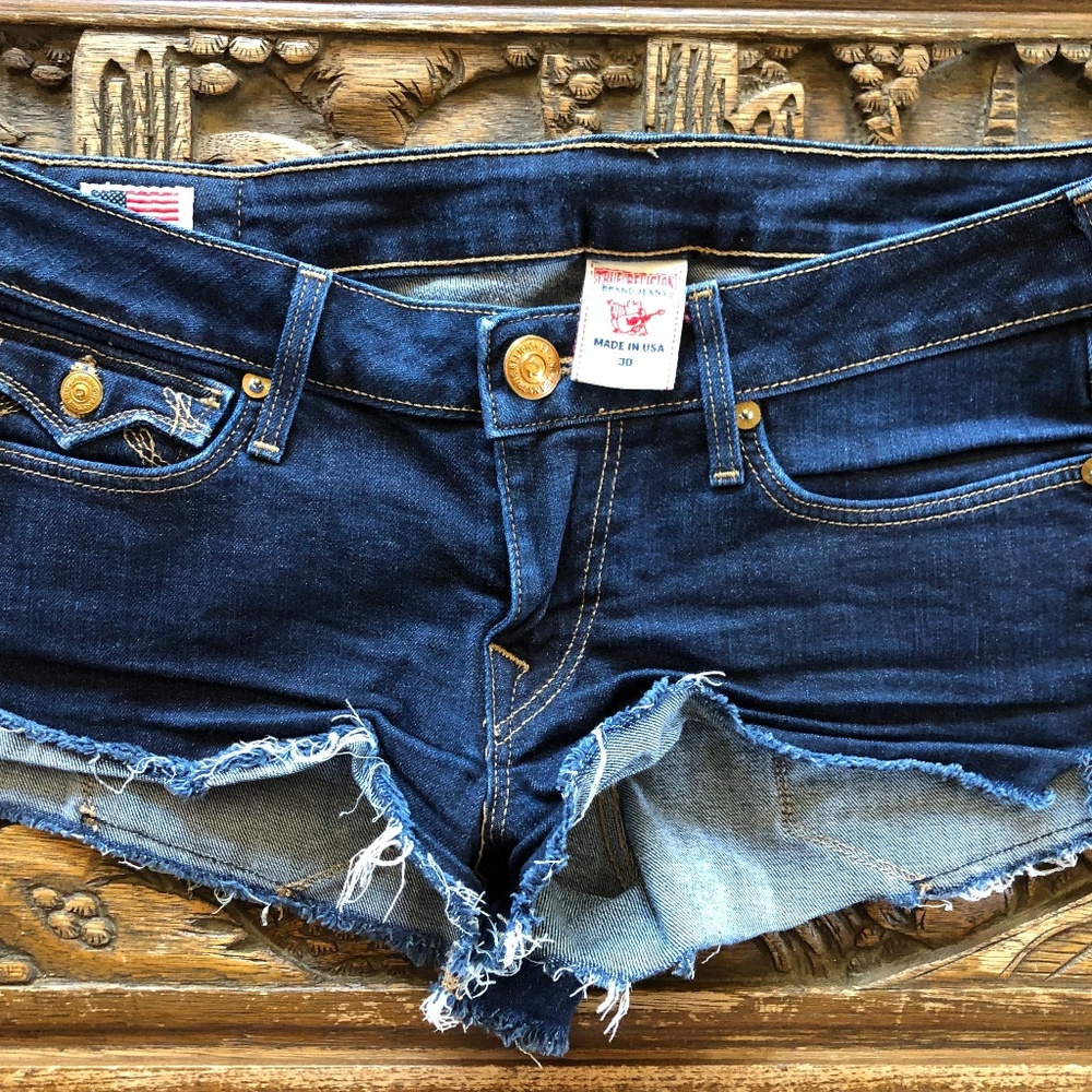 True Religion Cut off Shorts